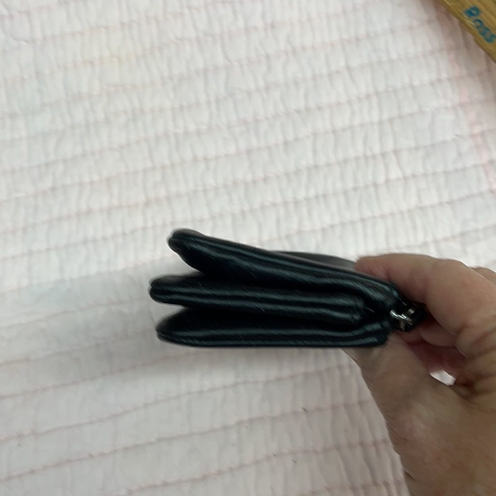 Aurielle Small Wristlet Clutch Black Leather - Picture 7 of 14